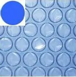 Günstig Solarfolie rund, blau 400µm, Konfektionsware
