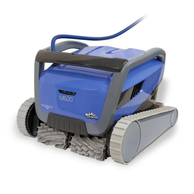 Billig Maytronics Poolroboter Dolphin M600 | Wand- und Bodenreinigung | mit Caddy und WIFI