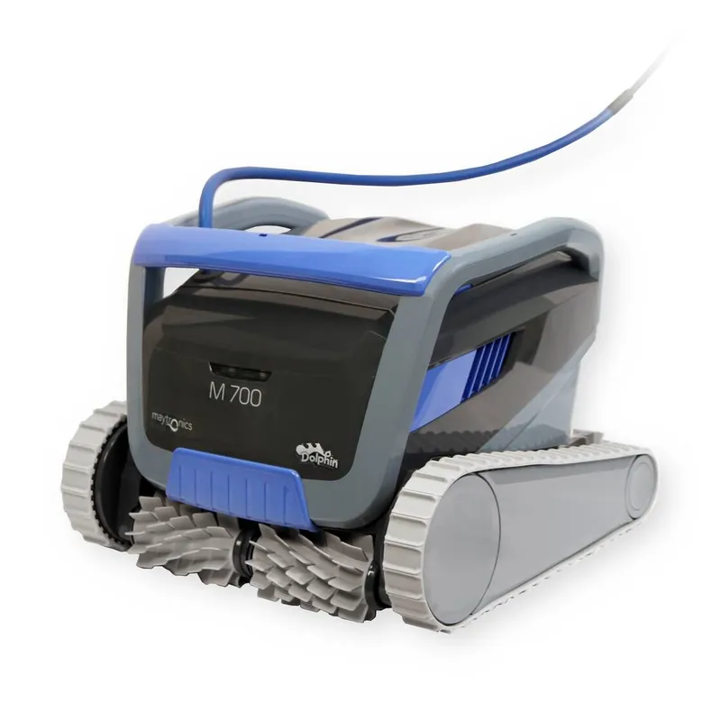 Nur Heute Maytronics Poolroboter Dolphin M700 | Wand- und Bodenreinigung | mit Caddy und WIFI