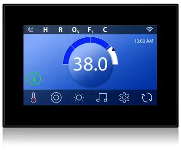 Preisreduziert Balboa SpaTouch 3 Panel / Display - schwarz