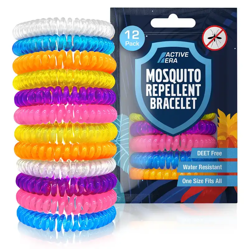 Mosquito Repellent Bands - 12 Pack with Assorted Colours Super-Preis