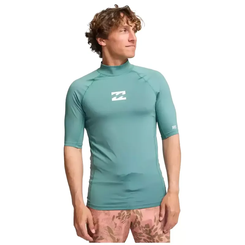 Lycra surf Billabong Waves All Day SS Sea Green Meistverkauft