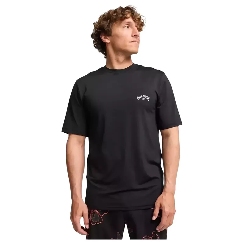 Nur Für Kurze Zeit Billabong Arch Wave SS Schwarzes UV-T-Shirt