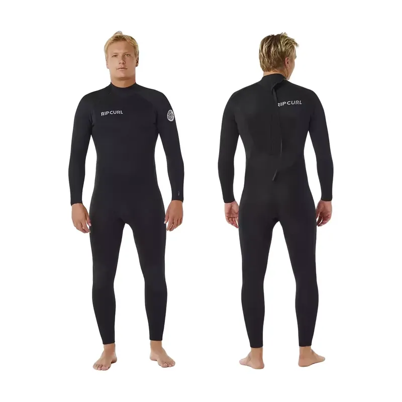 Neoprenanzug Rip Curl Trad Flat Lock Back Zip 3/2mm Schwarz Sale