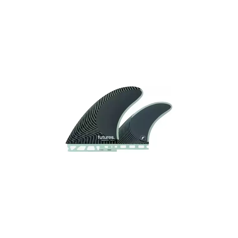 Futures Twin +1 Blackstix Frost Grey Finnen Markenprodukt