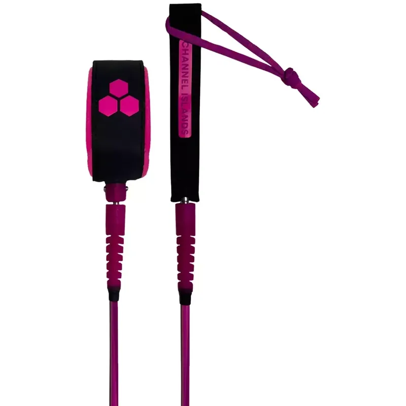 Beliebt Channel Islands Round Comp Leash 6' Electric Fuchsia
