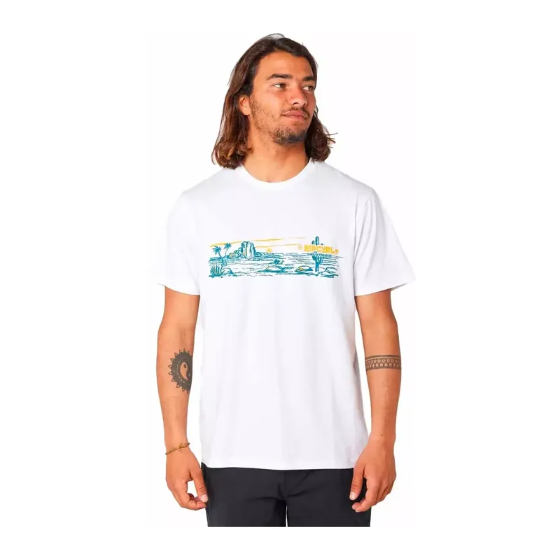 Begrenztes Angebot T-Shirt Rip Curl PARADISE LAND TEE White