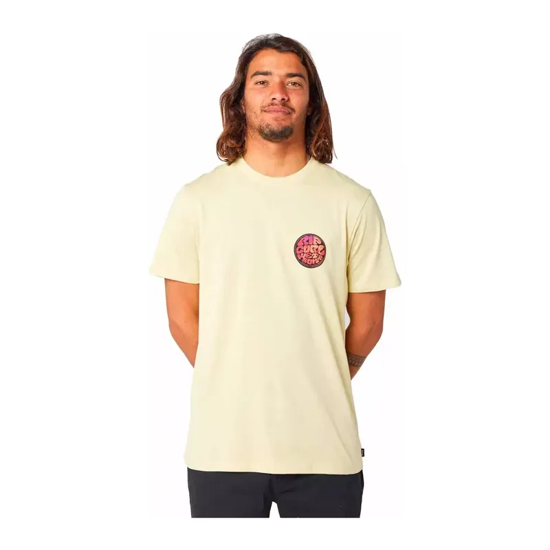 Zertifiziert T-Shirt Rip Curl PASSAGE TEE VINTAGE YELLOW