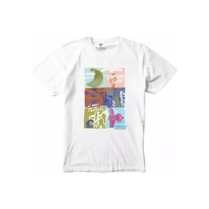 T-Shirt Vissla TC Mud Flappers Premium White Meistverkauft