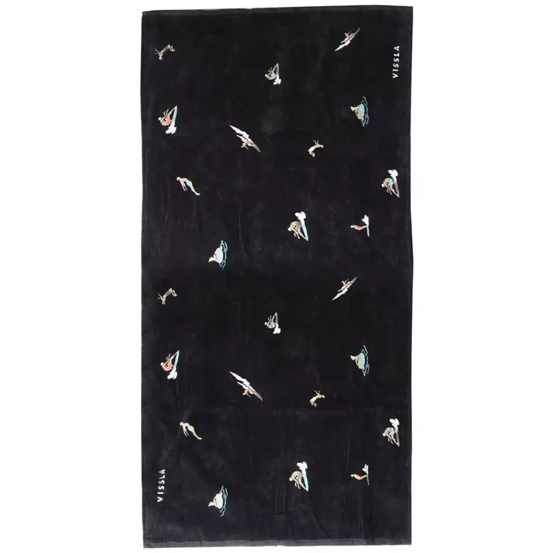 Billig Handtuch Vissla Radical Towel Black