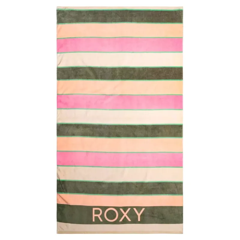 Neue Kollektion Handtuch Roxy cold water Agave Green Very Vista Stripe