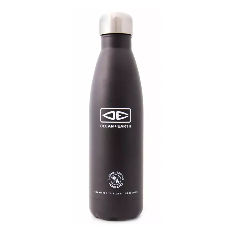 Solange Der Vorrat Reicht Ocean & Earth 500ml Insulated Water Bottle Black