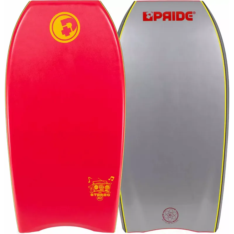 Bodyboard Pride Stereo PE HD Red/Grey Super-Preis