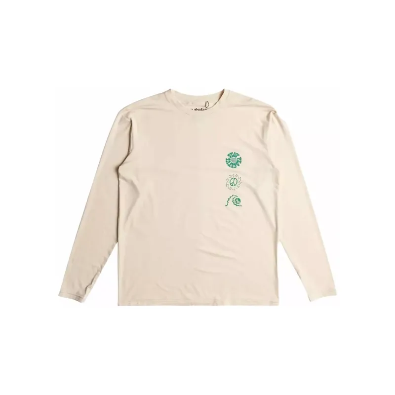 Meistverkauft Coastal Run oyster white T-Shirt quiksilver