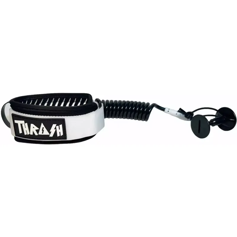 Garantierte Lieferung Leash für bodyboard Thrash-Bizeps V-Grip 8mm Black And White