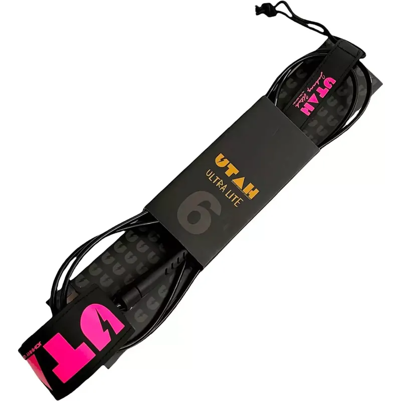 Utah Ultra Lite Surf leash Black/Pink Abverkauf