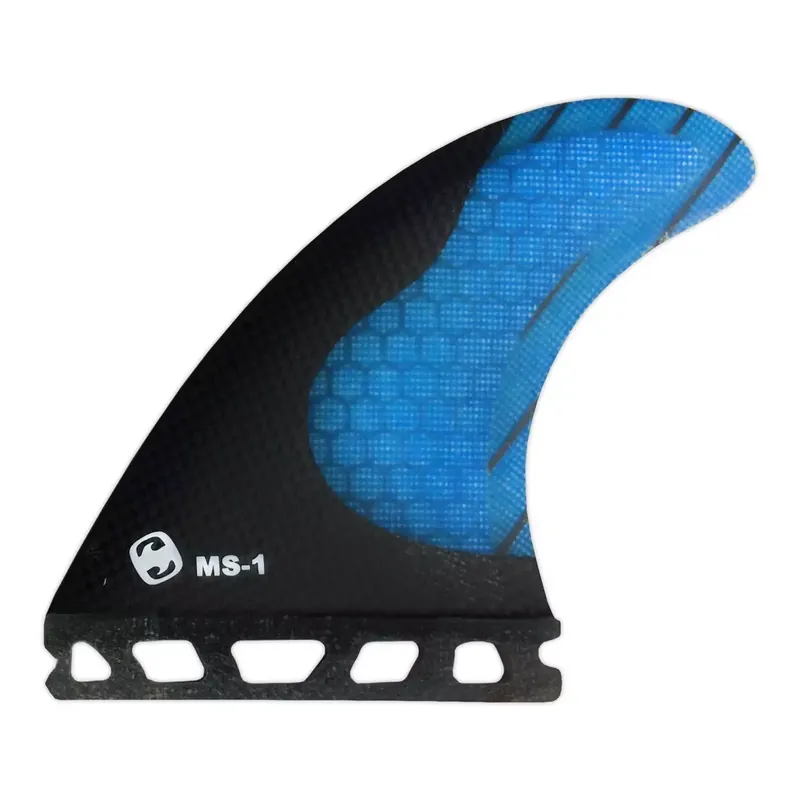 Neuheit Finnen Mundo-Surf MS-1 Carbon Single Tab Blue