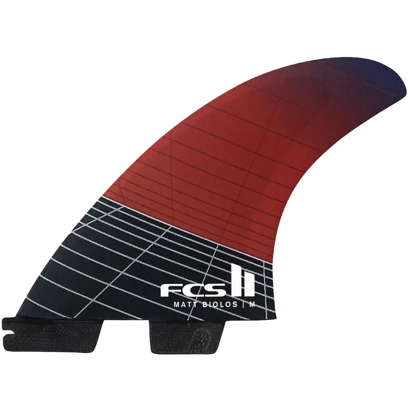 Finnen surf FCSII Matt Biolos PCC Red Expressversand