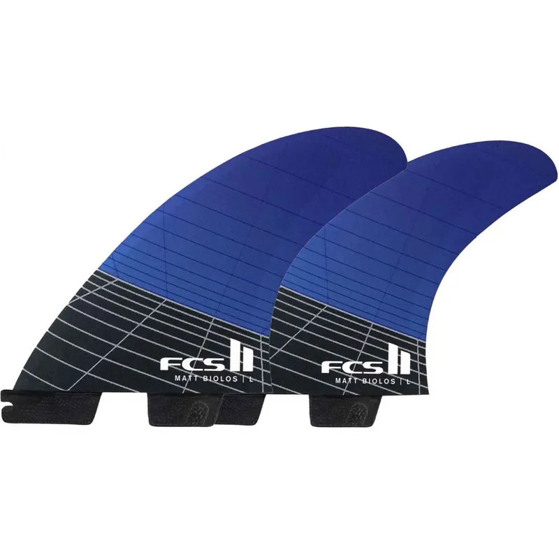 Ausverkauf Finnen surf FCSII Matt Biolos PCC Tri-Quad Blue