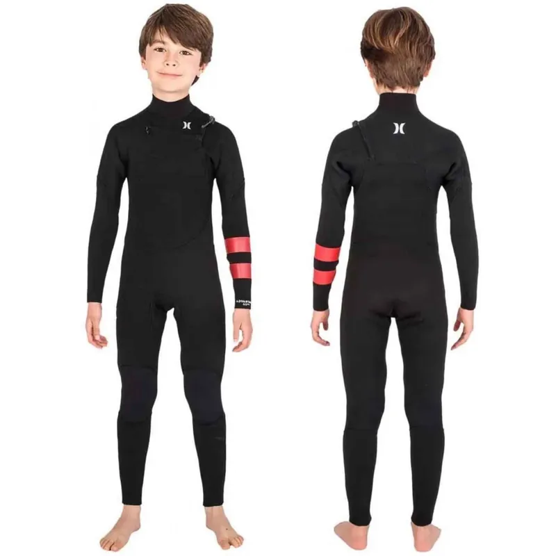 Günstig Neopren Hurley Advantage Kids 4/3mm Black/Red