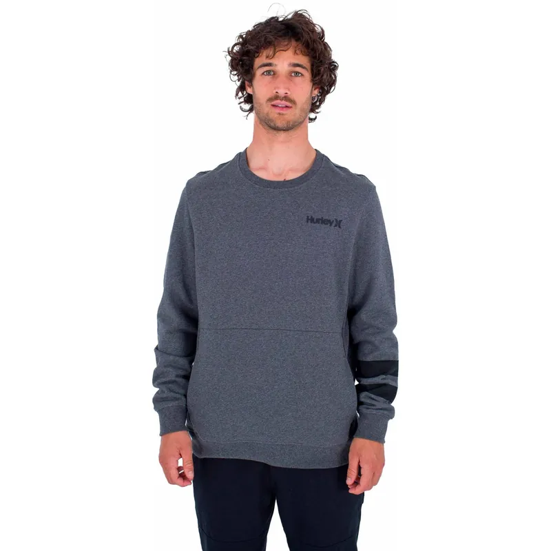 Billig Sweatshirt Hurley Oceancare crew Grey