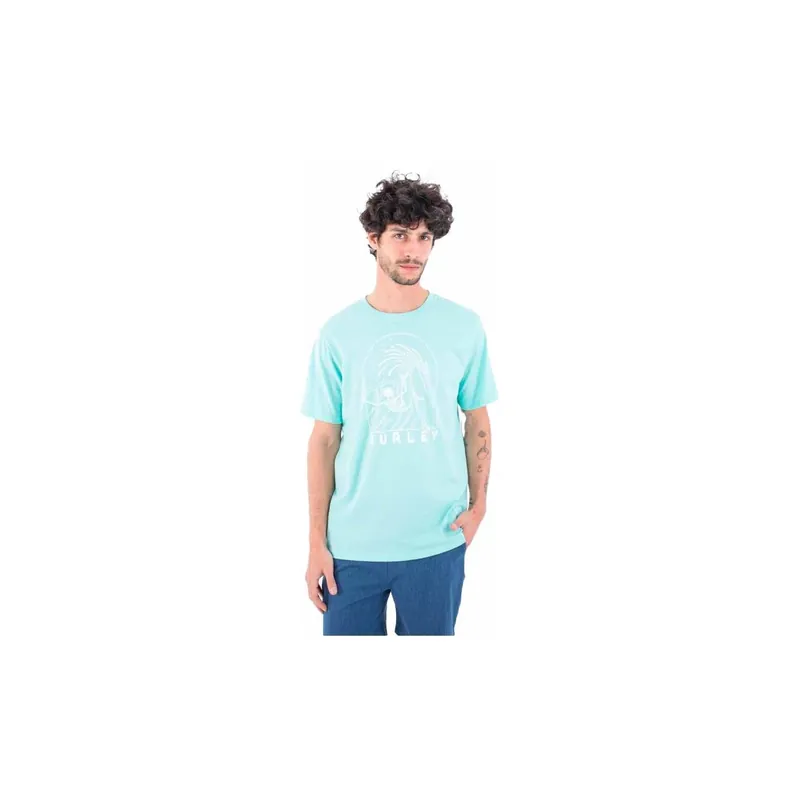 Ausverkauf T-shirt Hurley LaidTo Rest Tropical Mist Htr