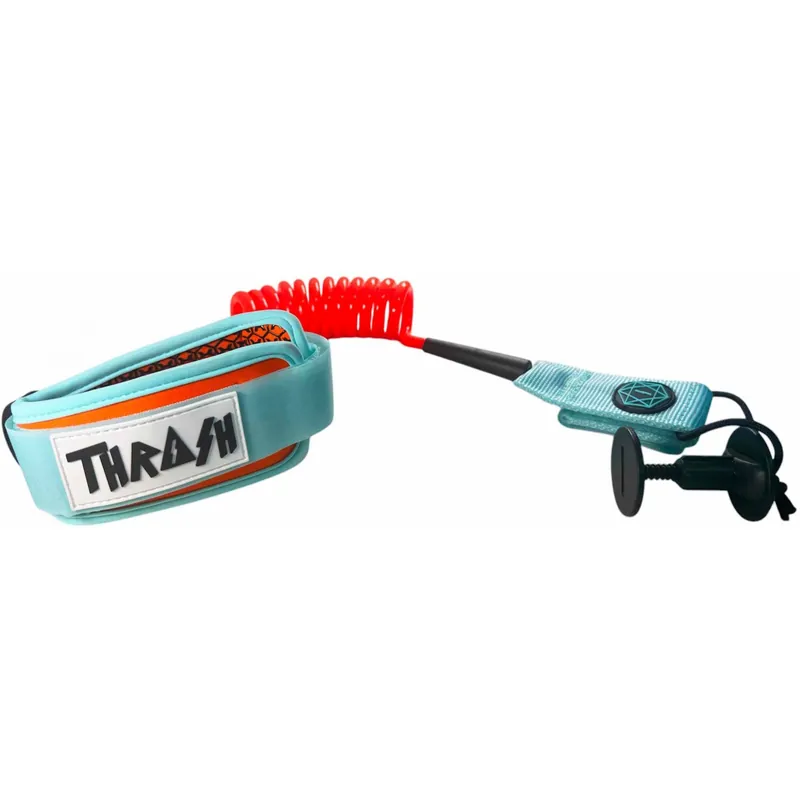 Leash für bodyboard Thrash-8mm Hive DK Serie Aqua/Orange Super-Preis