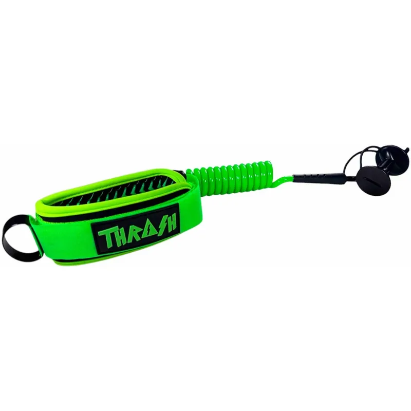 Leash für bodyboard Thrash-Bizeps V-Grip 8mm Full Green Preis Gesenkt