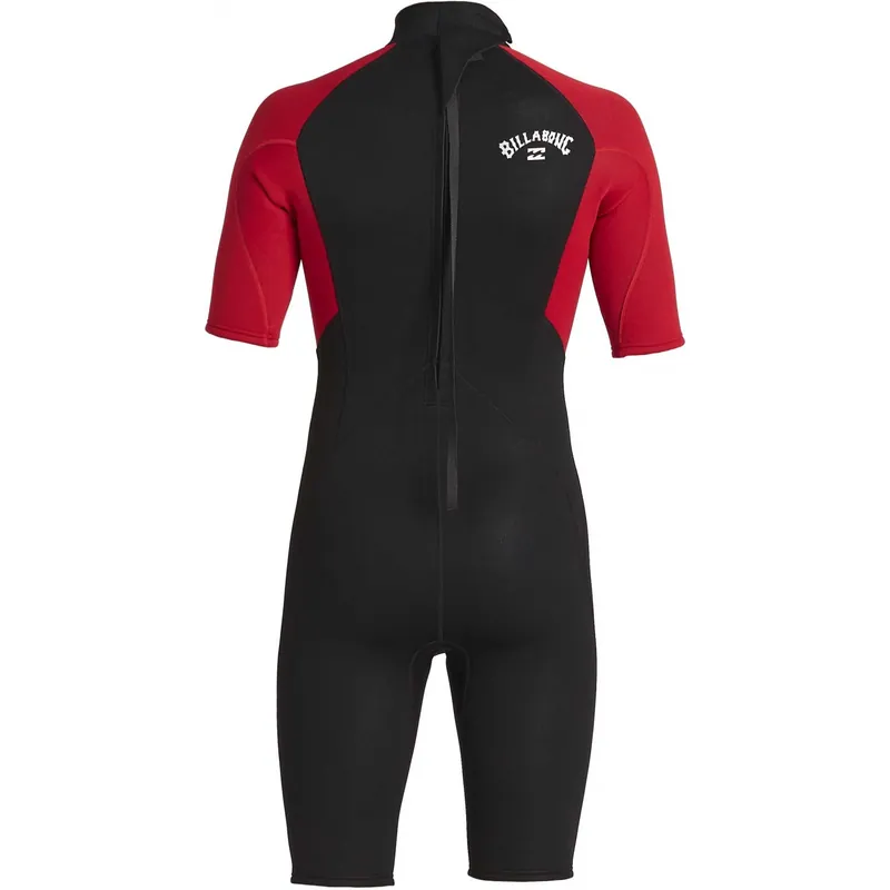 Shorty Von Billabong Junior Intruder Black/Red Zertifiziert
