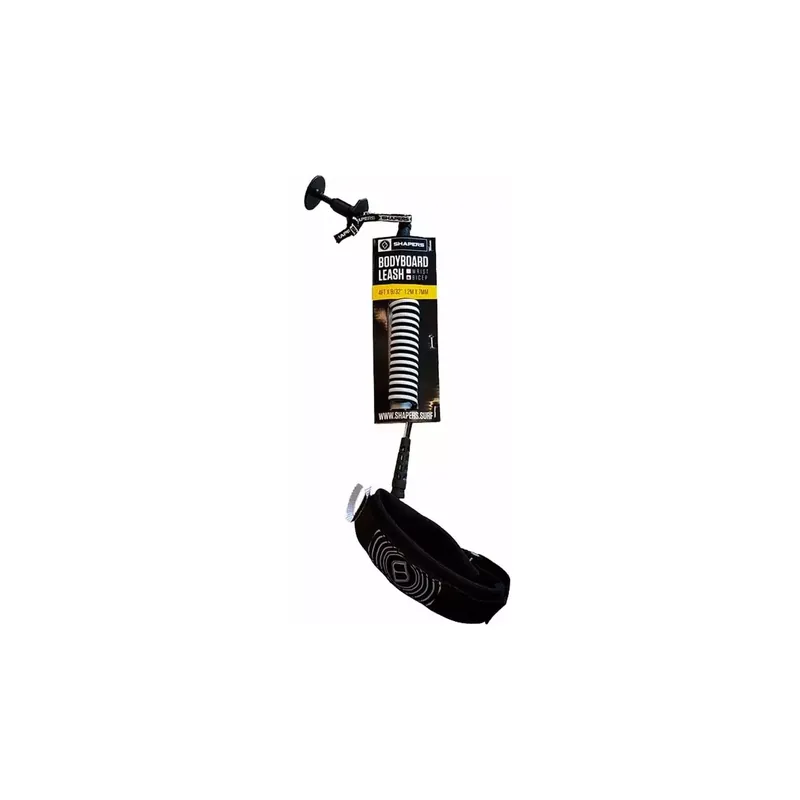 Knallerangebot Leash für bodyboard Shapers wirst Black/White