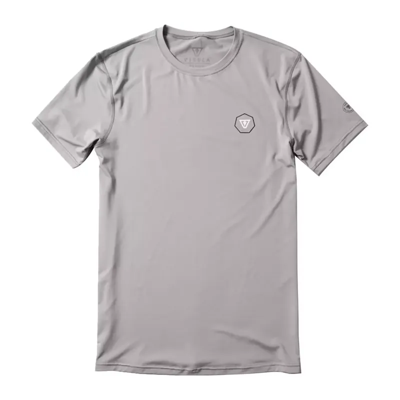 Schnäppchen T-shirt UV Vissla Easy Eco SS Grey