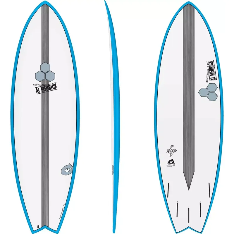 Surfbrett Torq Channel Island Pod Mod X-Lite White/Blue Schneller Versand