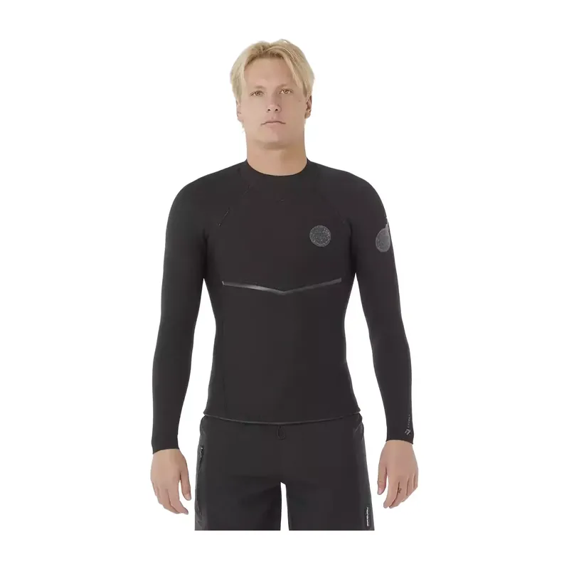Top Neopren Rip Curl E-Bomb Jacket 1.5mm Schwarz Neu