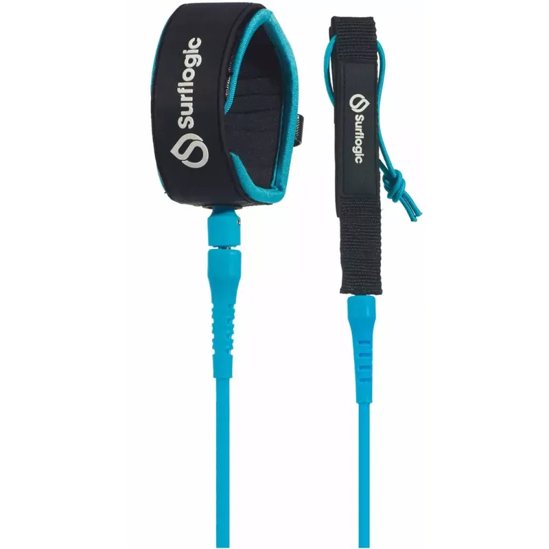 Beliebt Leash surf SurfLogic Longboard Ankle Cyan
