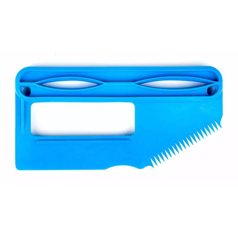 Ausverkauf Schaberwerkzeug SurfLogic Wax Finn Tool Cyan