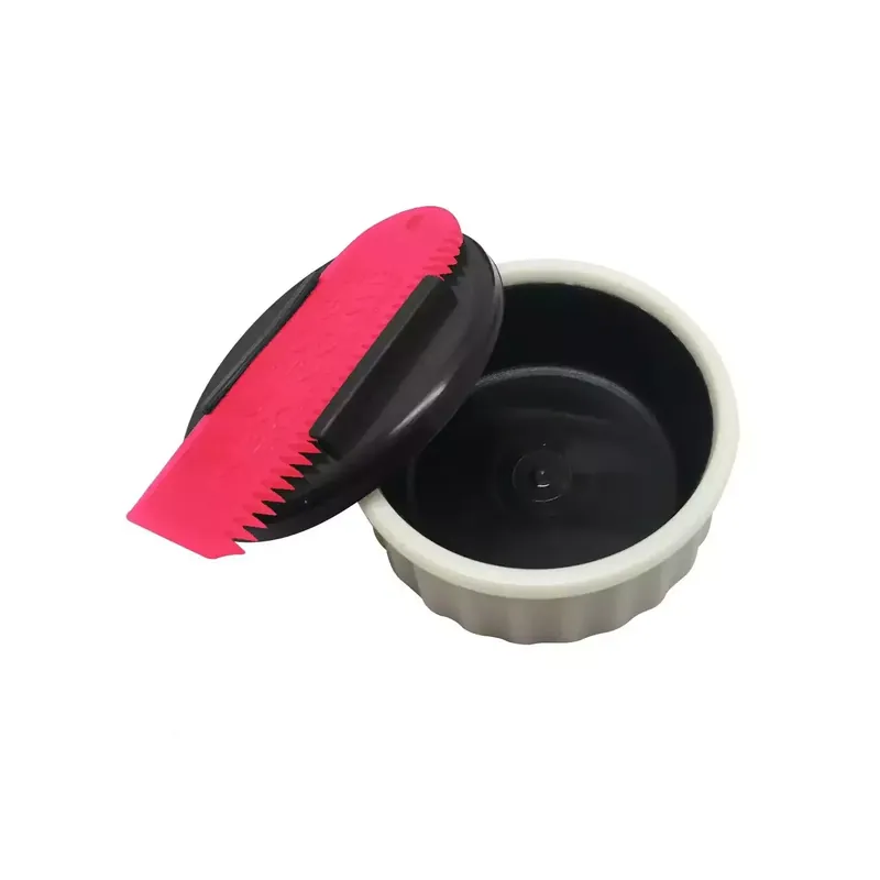Preisknaller Box für paraffin Wax Sex Container+comb White/Pink