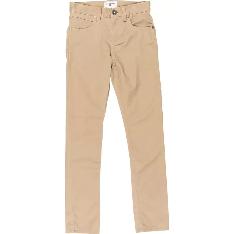 Pantalon Billabong outsider twill pant beige Garantierte Lieferung