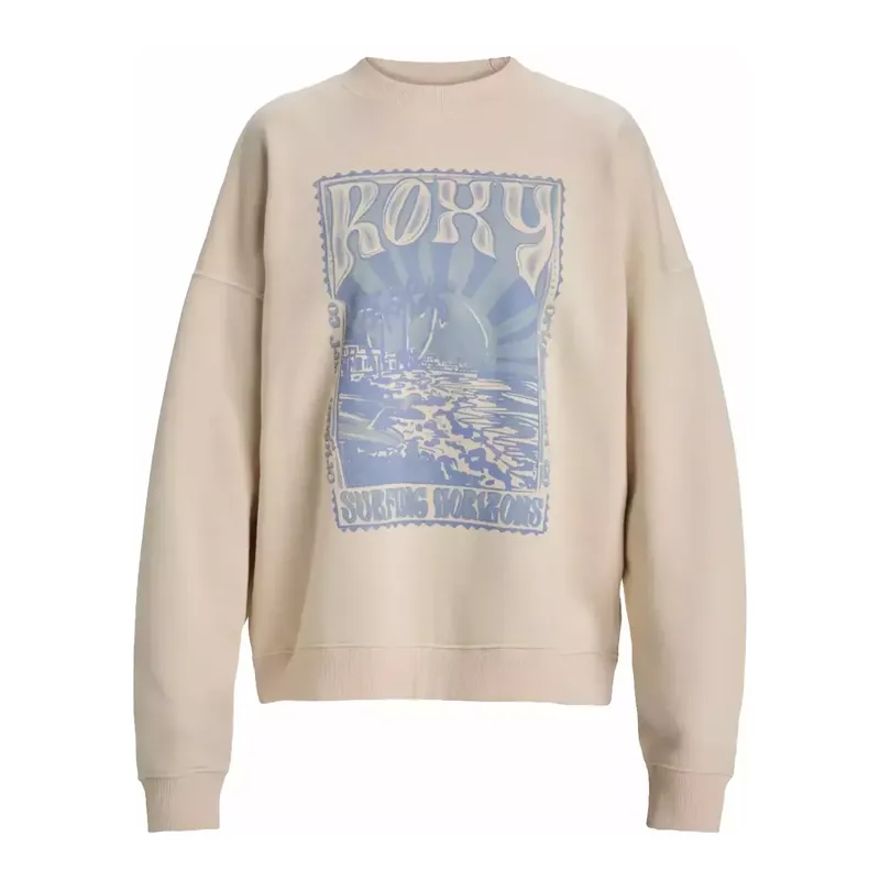 Sweatshirt Roxy Lineup Parchment Versand Am Gleichen Tag