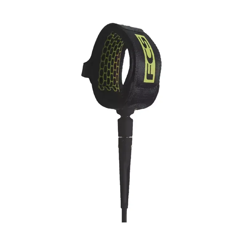 Leash von FCS longboard Coal Lime Sonderaktion