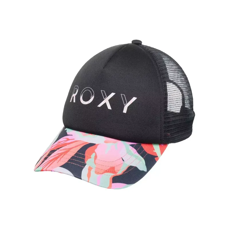 Mütze Roxy Honey Coconut Anthracite The Moves Floral Günstig