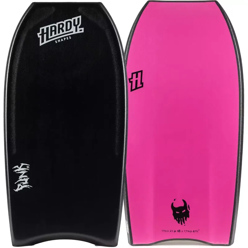 Sichere Zahlung Bodyboard Hardy Shapes Punk Anarchy Mini Quad Kinetic PP Black/Pink