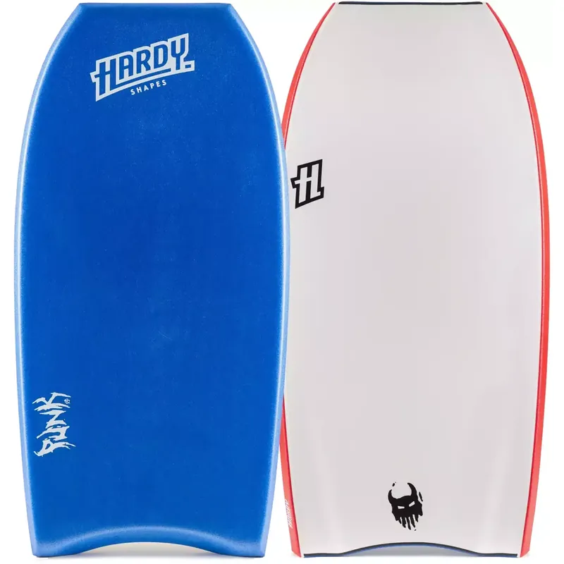 Bodyboard Hardy Shapes Charger Punk PE Double Stringer Royal Blue/White Schneller Versand