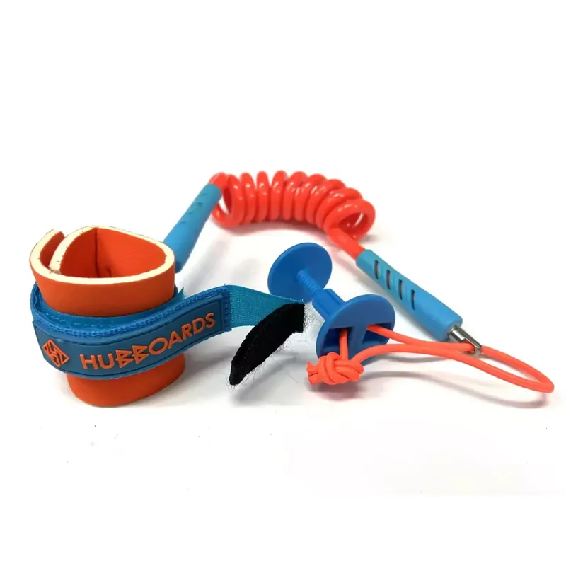 Leash für bodyboard Hubboards Comp wrist Orange/Blue Preisreduziert