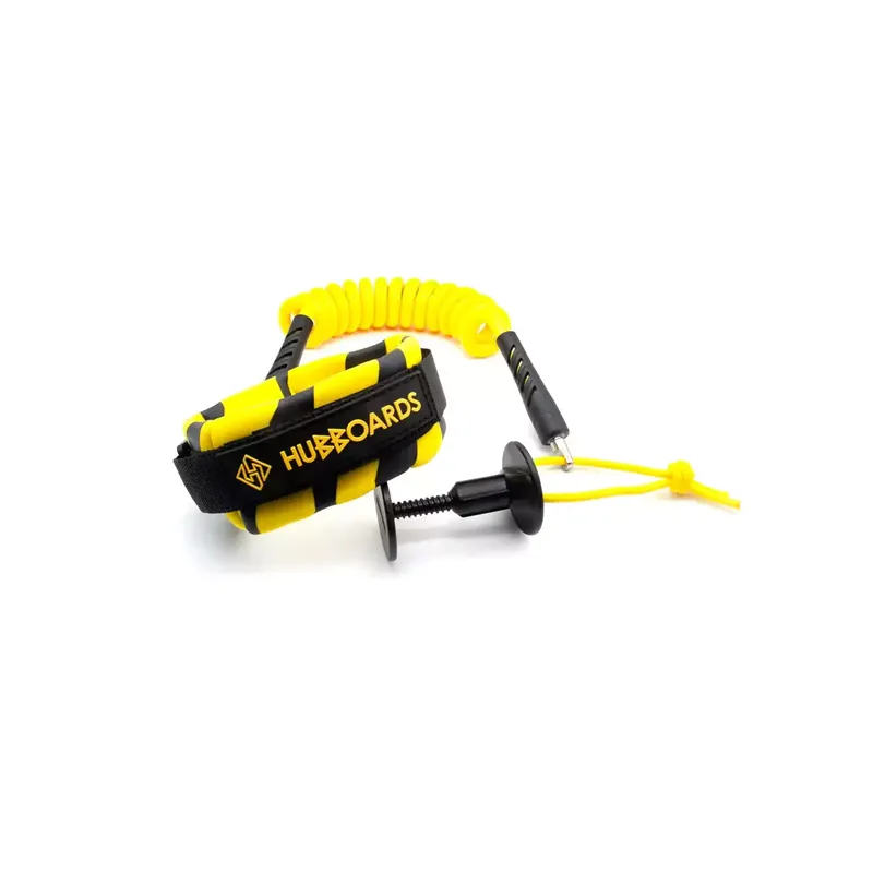 Leash für bodyboard Hubboards bizeps Yellow/Black Zertifiziert