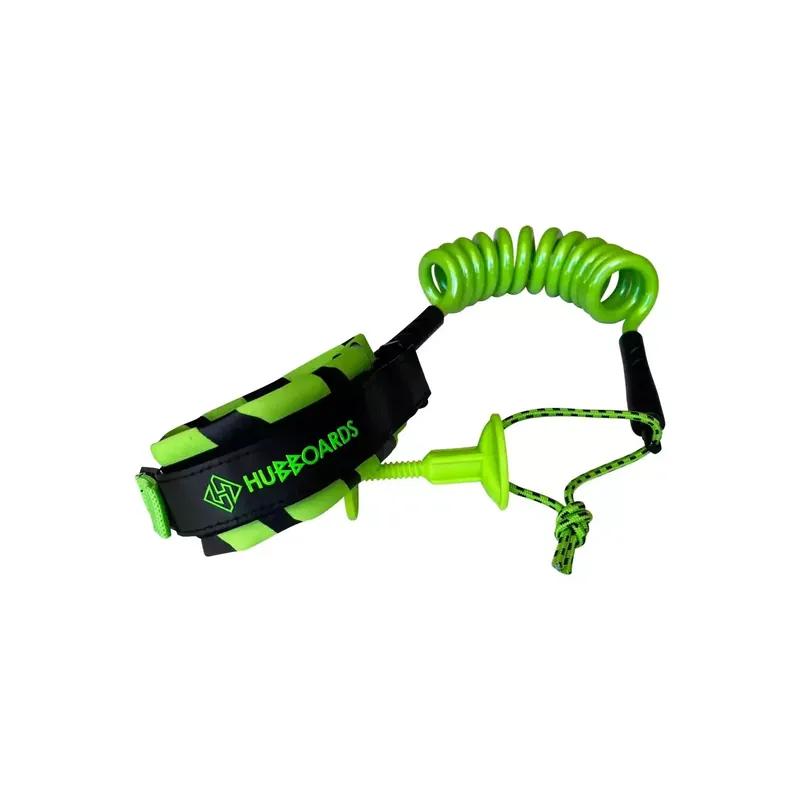 Zertifiziert Leash für bodyboard Hubboards bizeps XL Lime