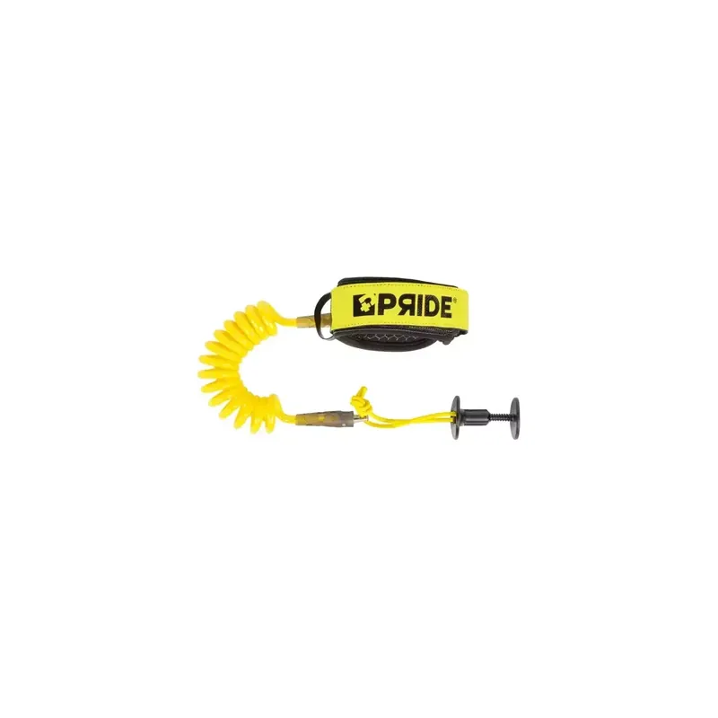 Sonderangebot Leash für Bodyboard Pride Rugged LTD Tristan Biceps Yellow