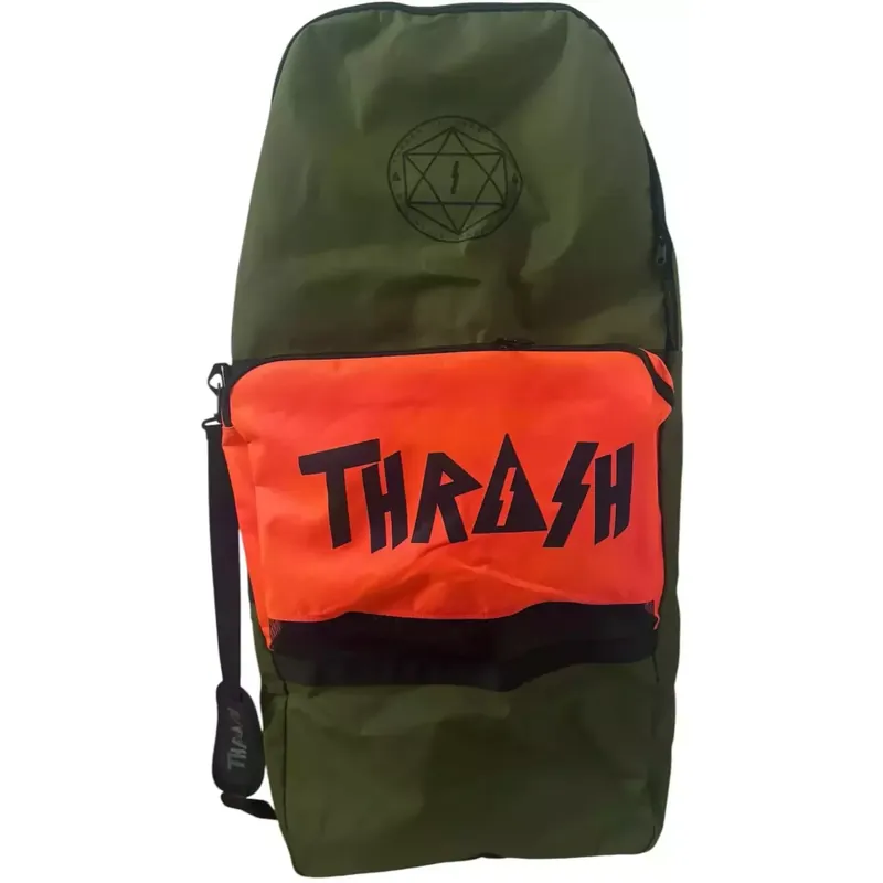 Boardbag bodyboard Thrash Daily retro Green/Orange Highlight