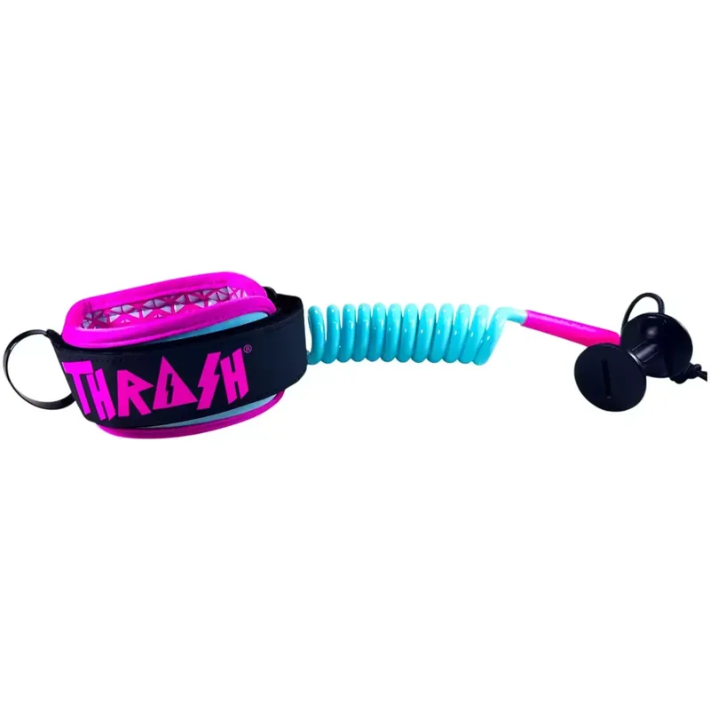 Leash für bodyboard Thrash 9mm Ultra Series Aqua/Pink Begrenztes Angebot
