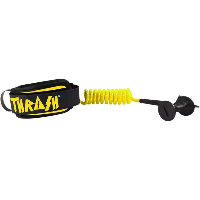Leash für bodyboard Thrash 9mm Ultra Series Yellow/Black Top-Seller