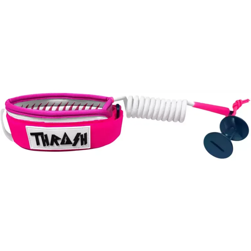 Garantierte Lieferung Leash für bodyboard Thrash-Bizeps V-Grip 8mm White/Pink
